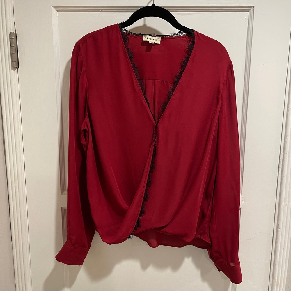 L’Agence Lace Blouse